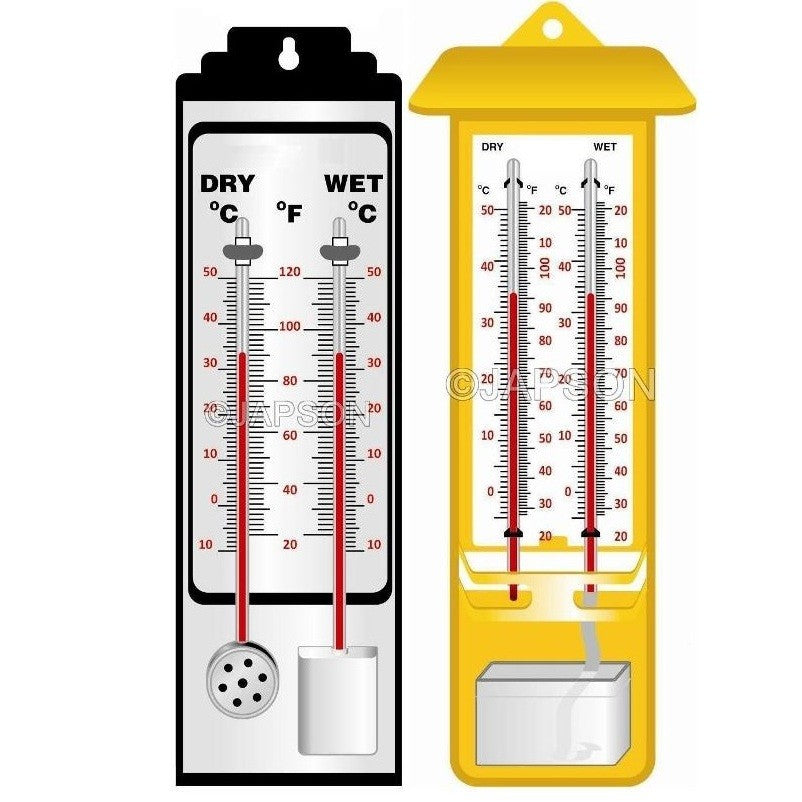 Hygrometer, Wet & Dry Bulb Hygrometer, Wet & Dry Bulb